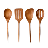 Padma Teak Mini Kitchen Utensils, Set of 4