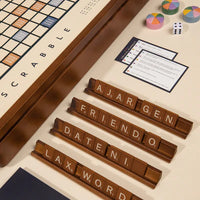 3-IN-1 Premium Game Collection Scrabble, Trivial Pursuit & Cribbage