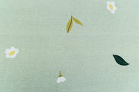 Hand Embroidered Spring Bloom Tablecloth 120" x 80"