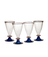 Palace Wine Glasses, Dark Blue