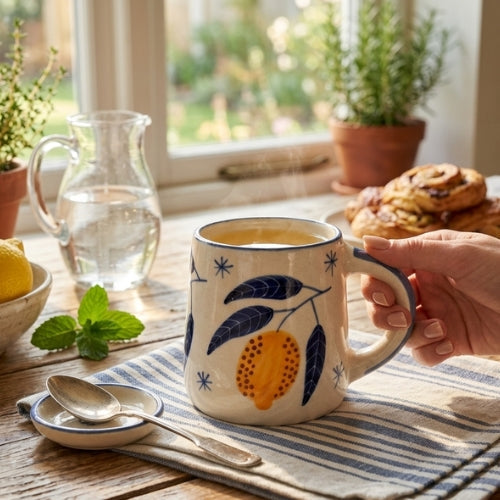 Lemon Coffee Mug (Set of 2)