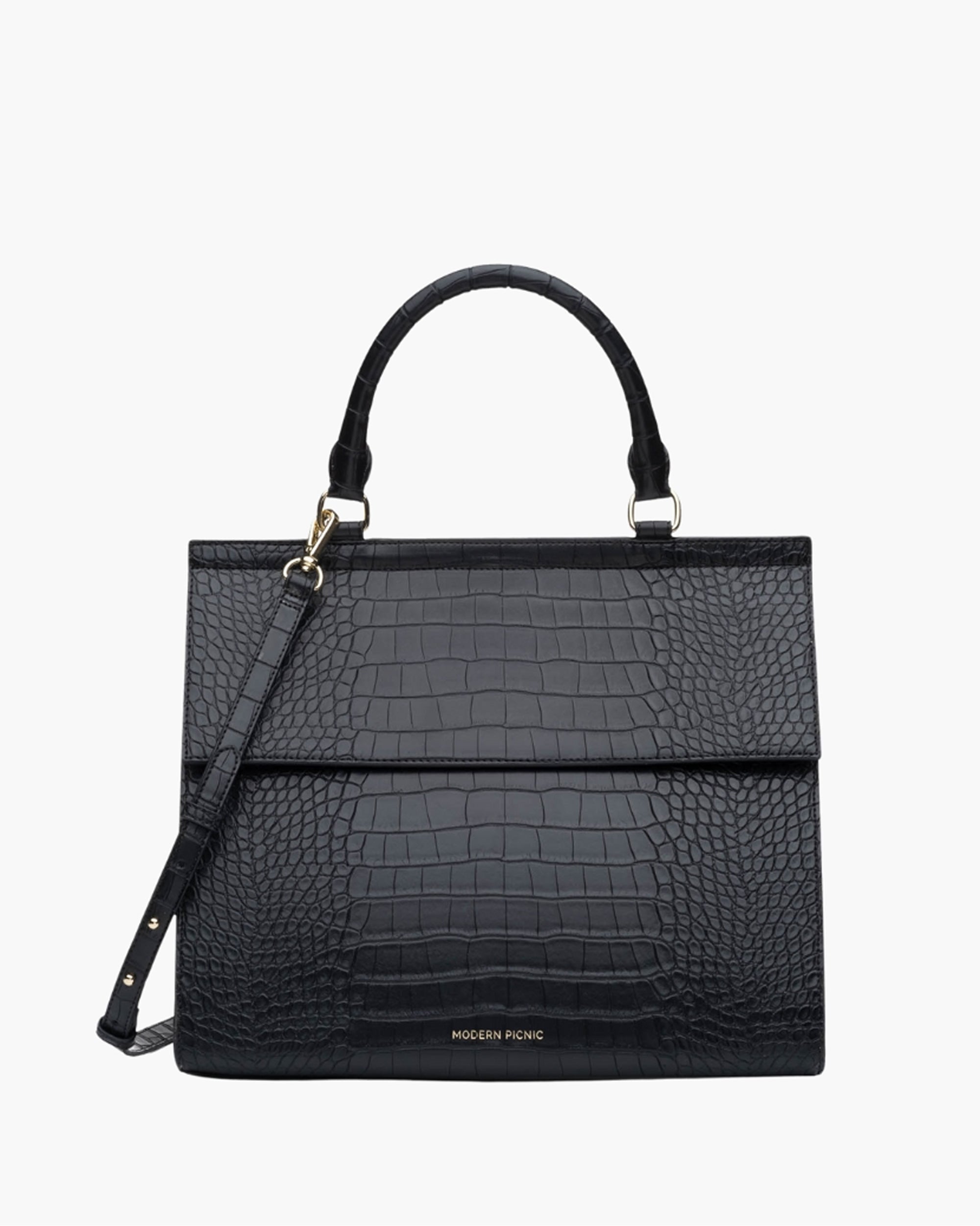 THE LARGE LUNCHER - BLACK CROC