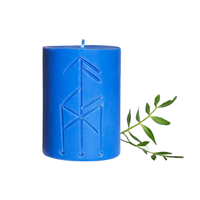 Thor | Rune Pillar Candle | Norse Magic | Vitality