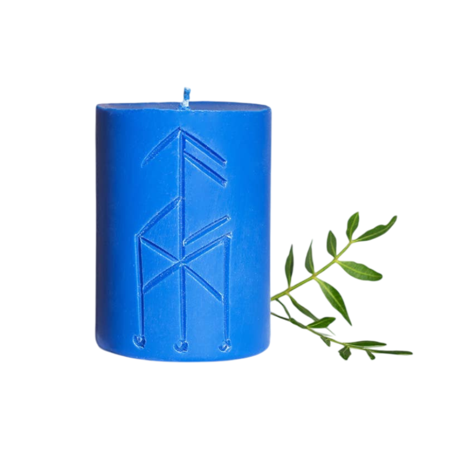 Thor | Rune Pillar Candle | Norse Magic | Vitality
