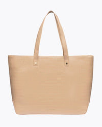 THE TOTE - CREAM CROC