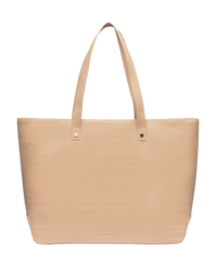 THE TOTE - CREAM CROC