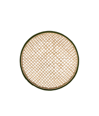 Marta Woven Placemat, Olive / Natural