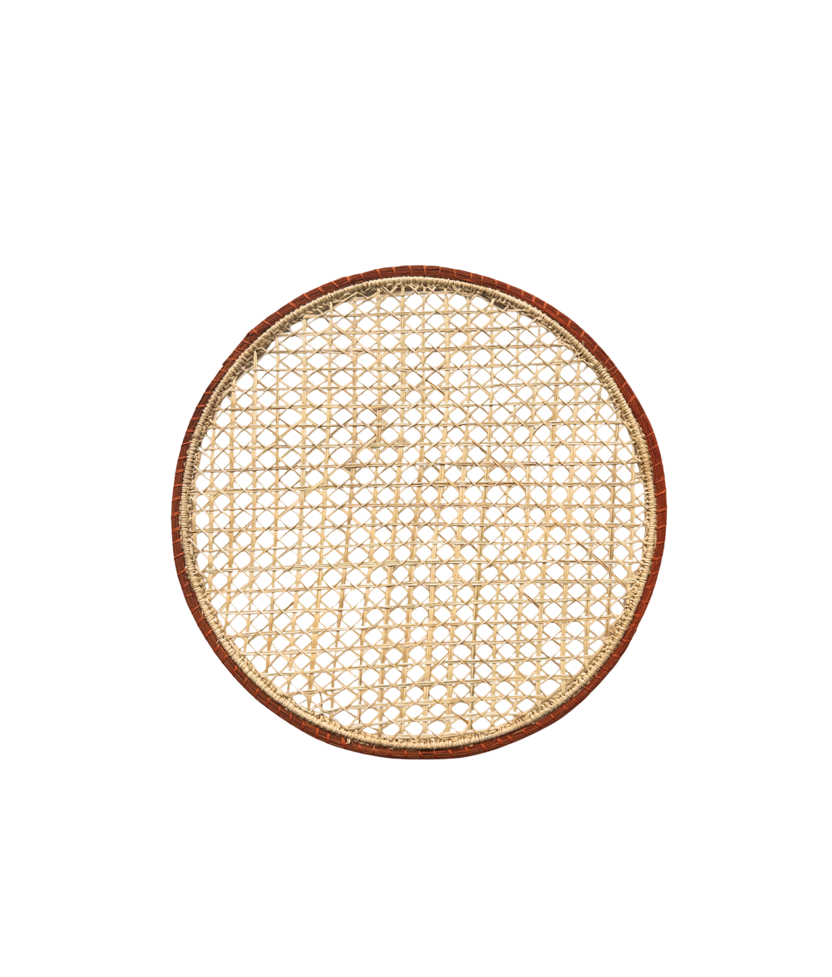 Marta Woven Placemat, Terracotta / Nude