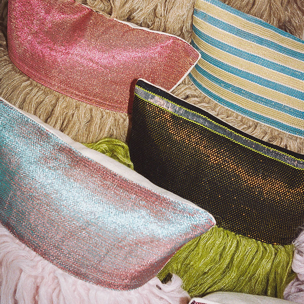 Wugo Throw Pillow - Cotton Candy/Peruvian Pink