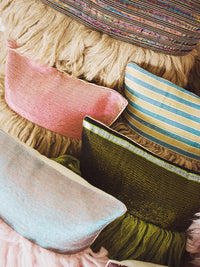 Wugo Throw Pillow - Black/Galapagos Green