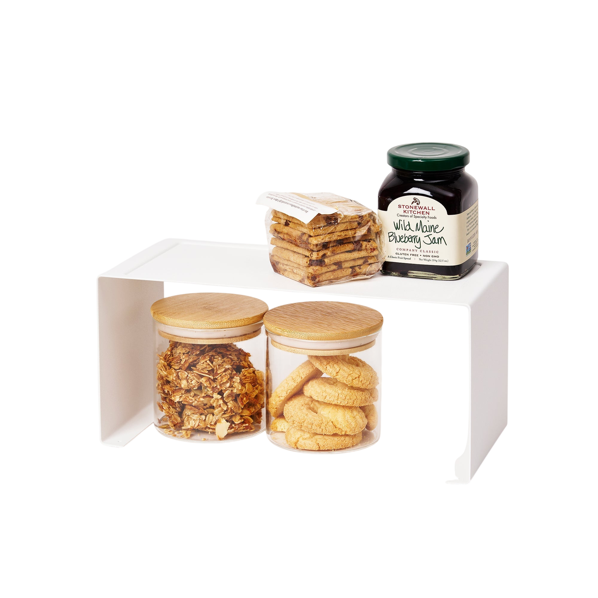 Stackable Countertop Shelf - Two Sizes - Steel
