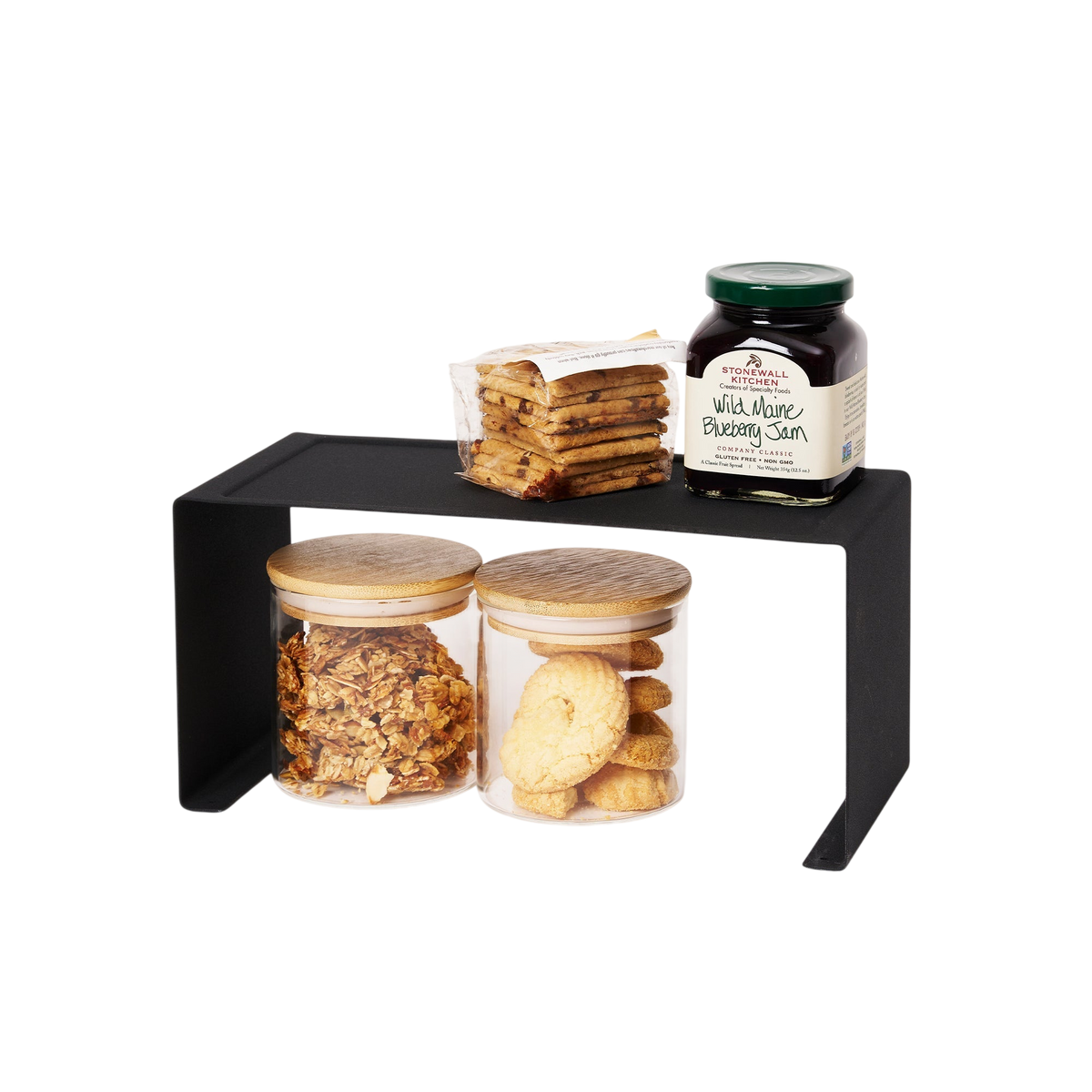 Stackable Countertop Shelf - Two Sizes - Steel