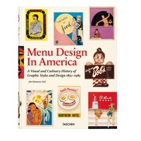 Menu Design in America (German, French, English)