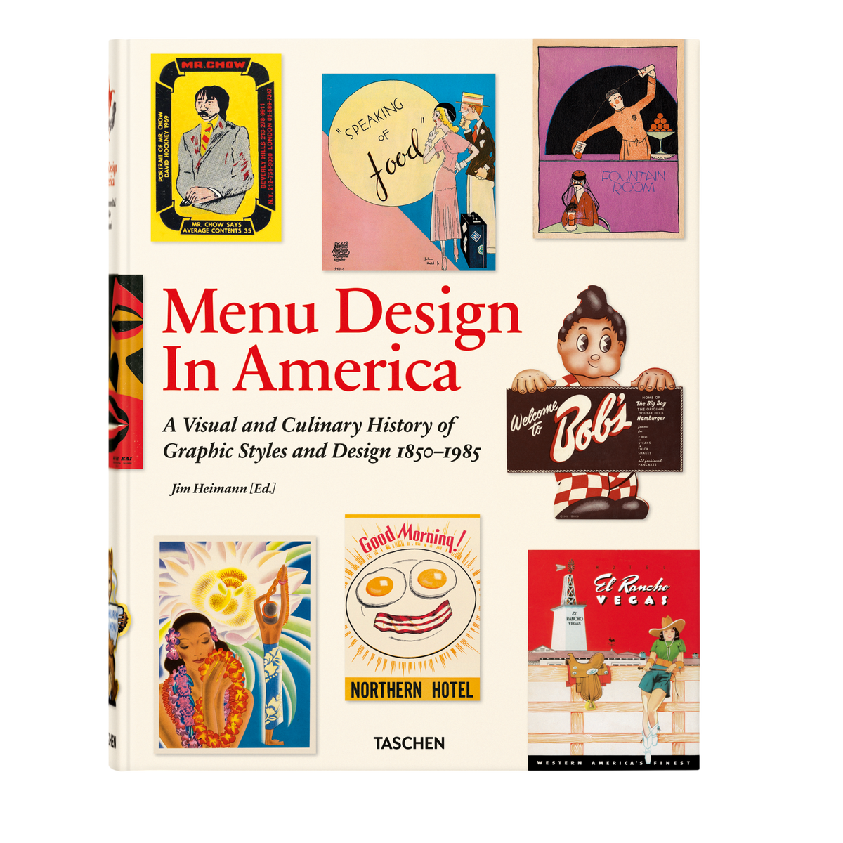 Menu Design in America (German, French, English)