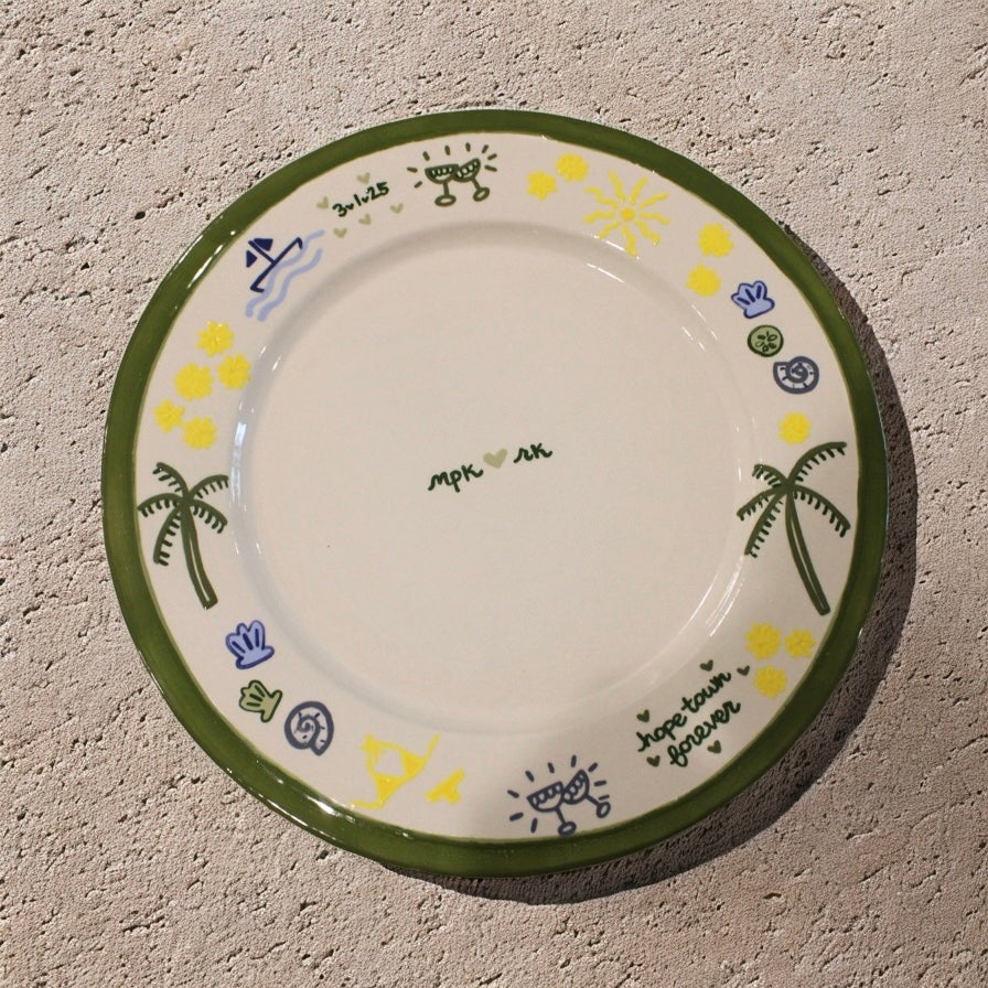 Hand-Painted Custom Wedding Platter