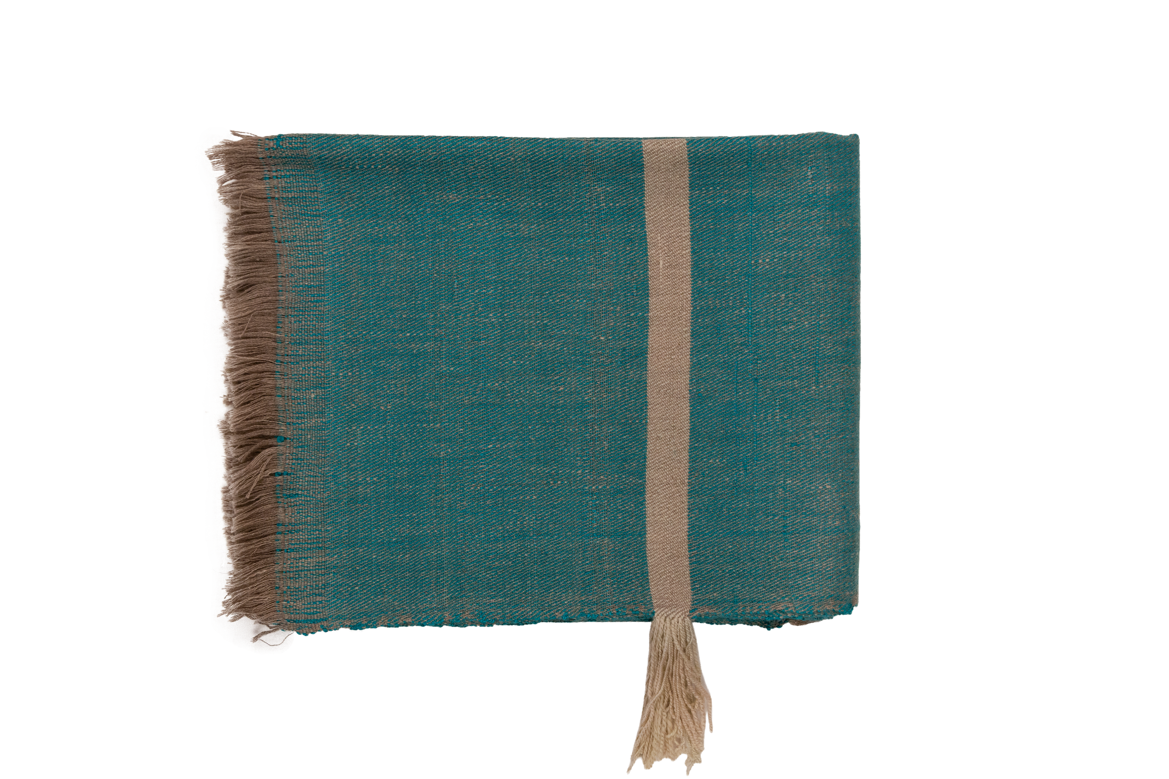 Handwoven Wool Throw 46×75 in