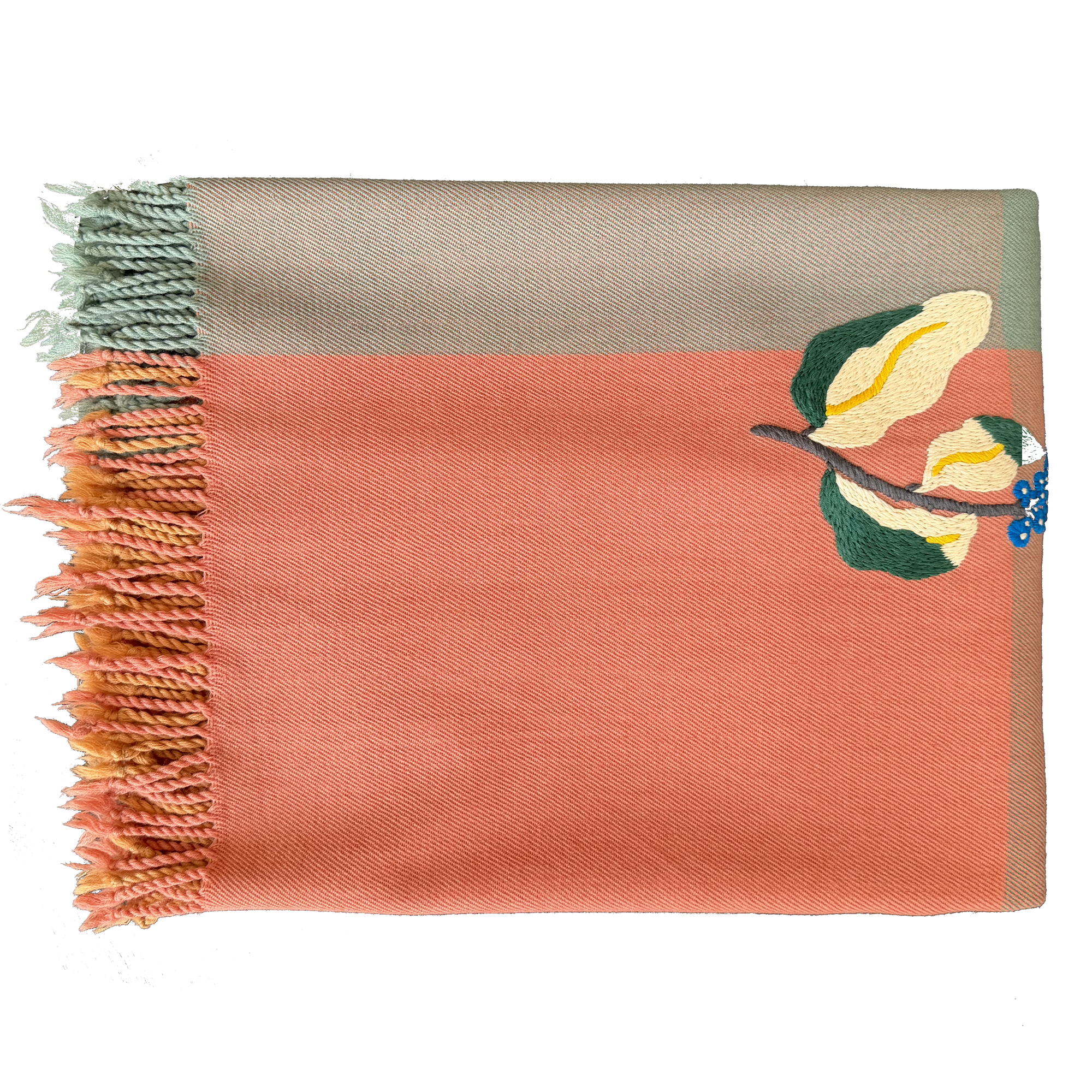 Handwoven Woolen Throw – 48x76 in