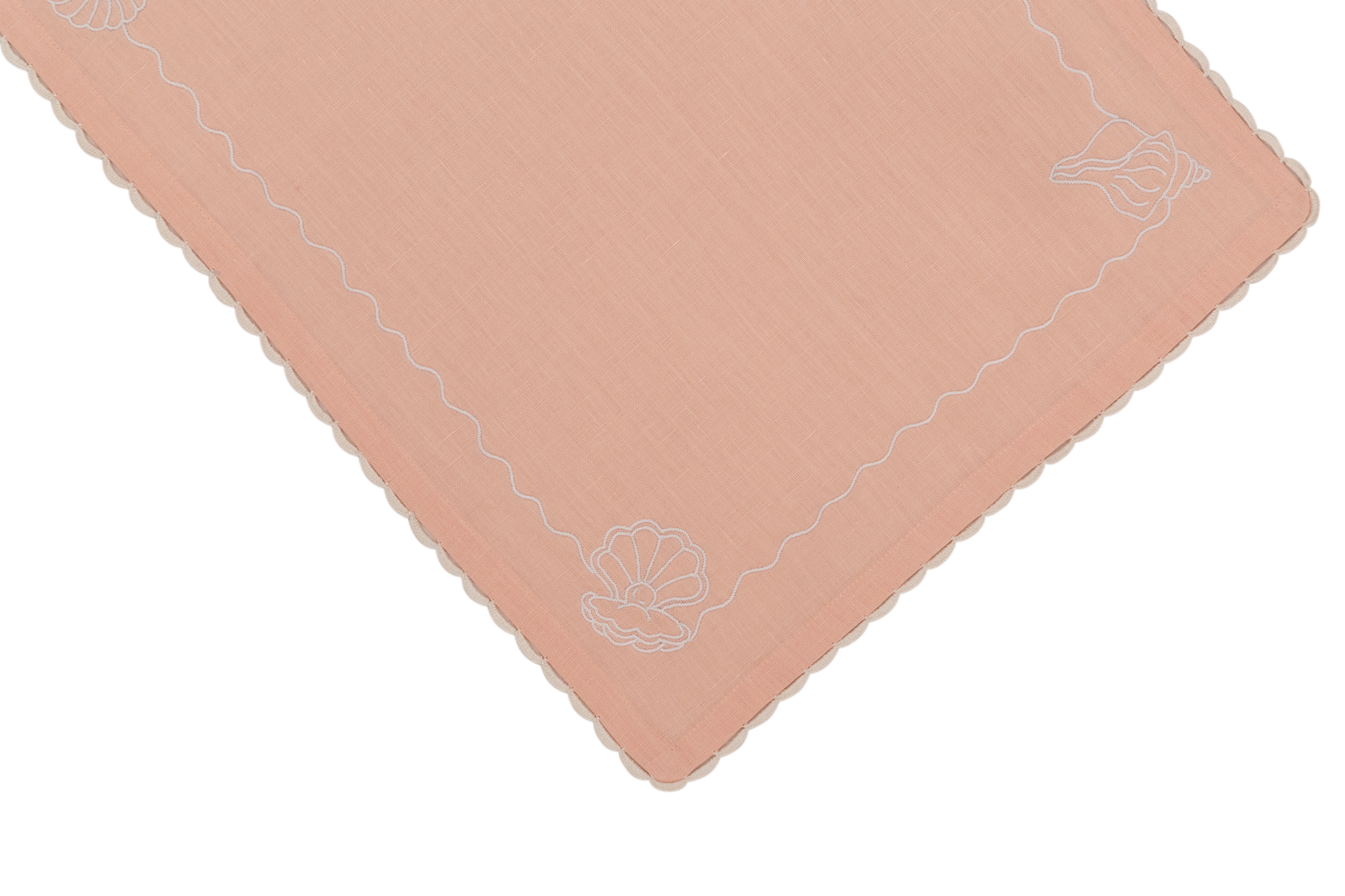 Hand Embroidered & Crochet Placemats 14" × 18" (Set of 4)