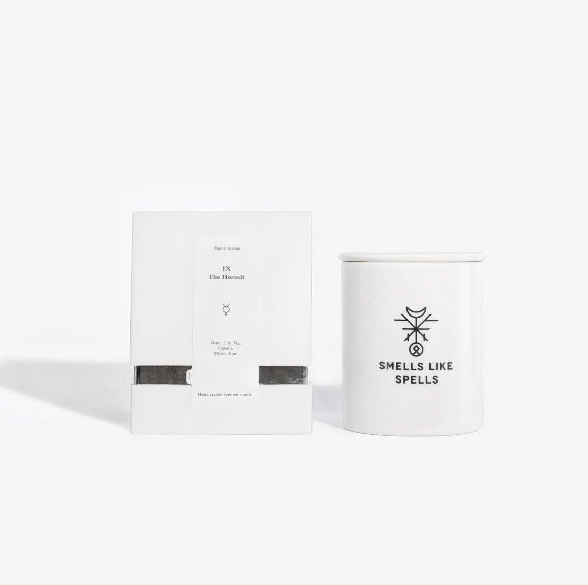 Major Arcana - The Hermit | Candle in handmade Porcelain Jar