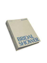 Linen Bridal Shower Photo Album