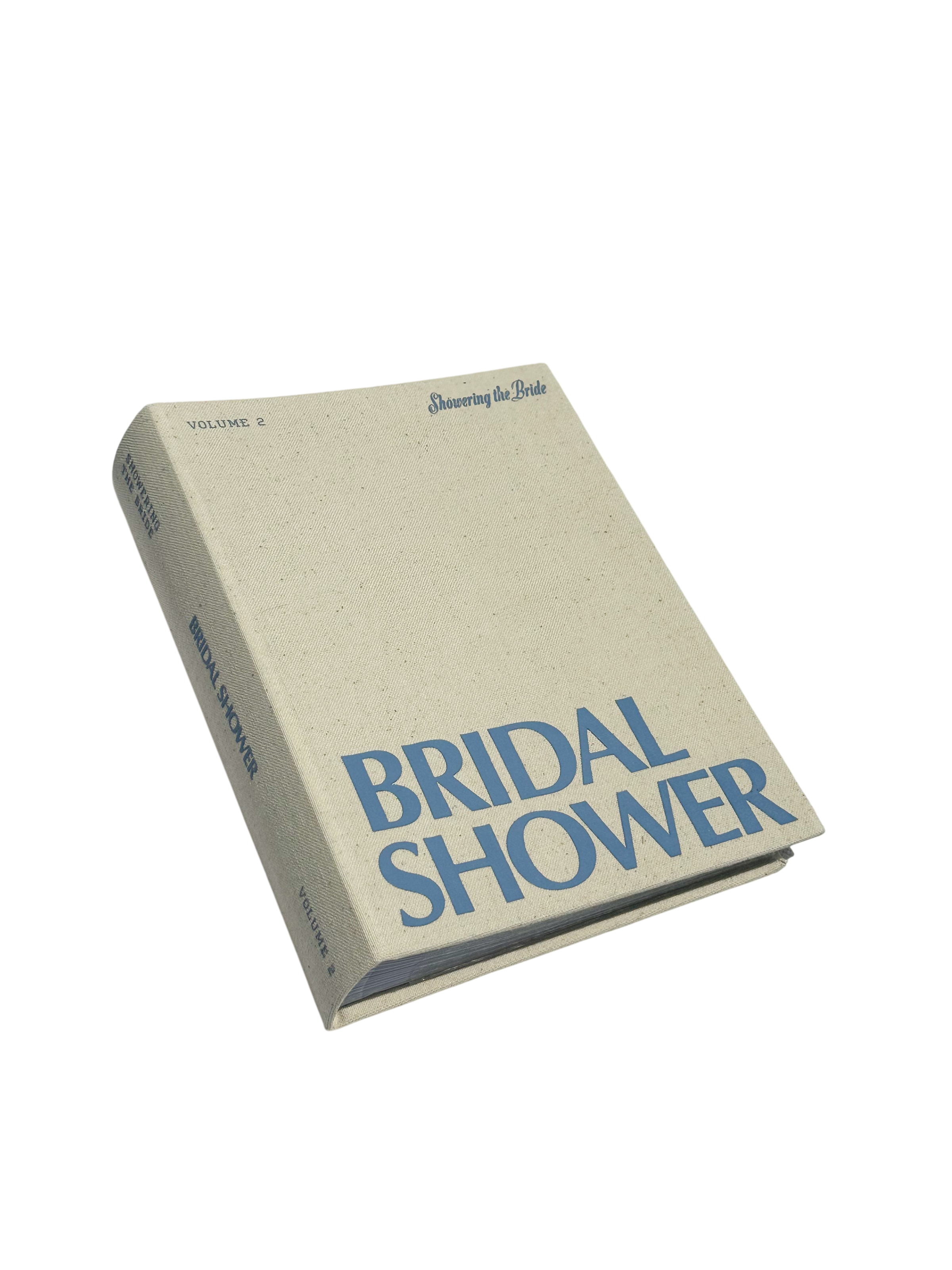 Linen Bridal Shower Photo Album