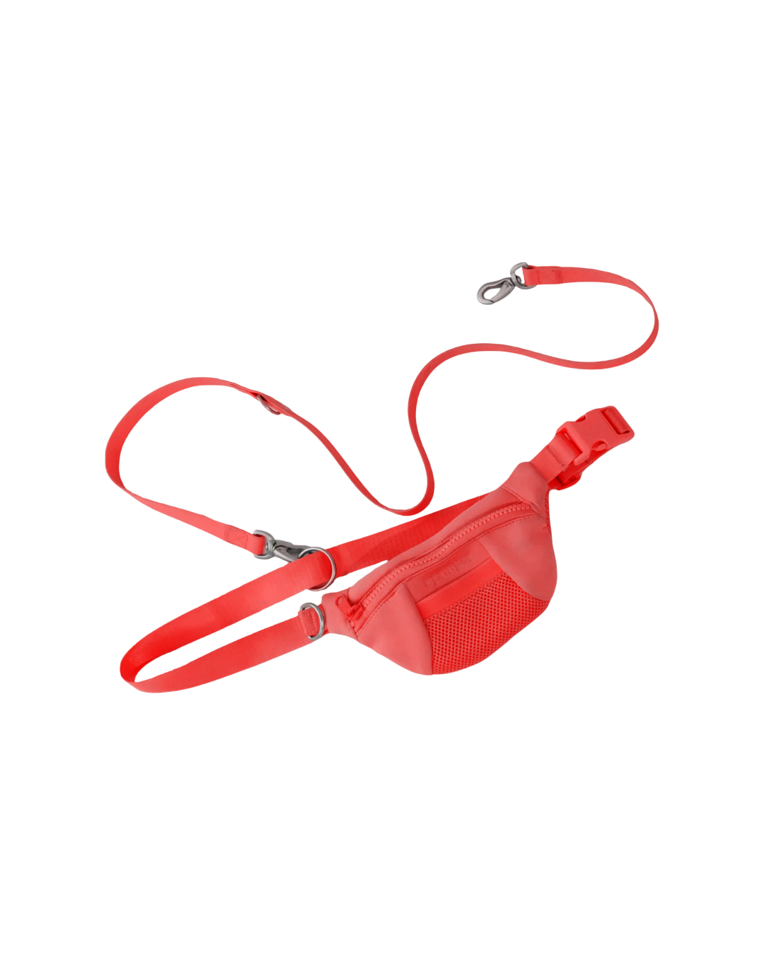 Original Hands-Free Neoprene Dog Sling Bag with Leash