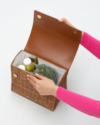 THE LUNCHER - BROWN WICKER