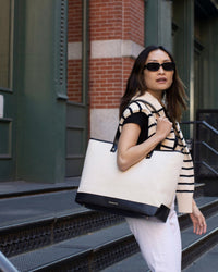 THE TOTE - BLACK CANVAS