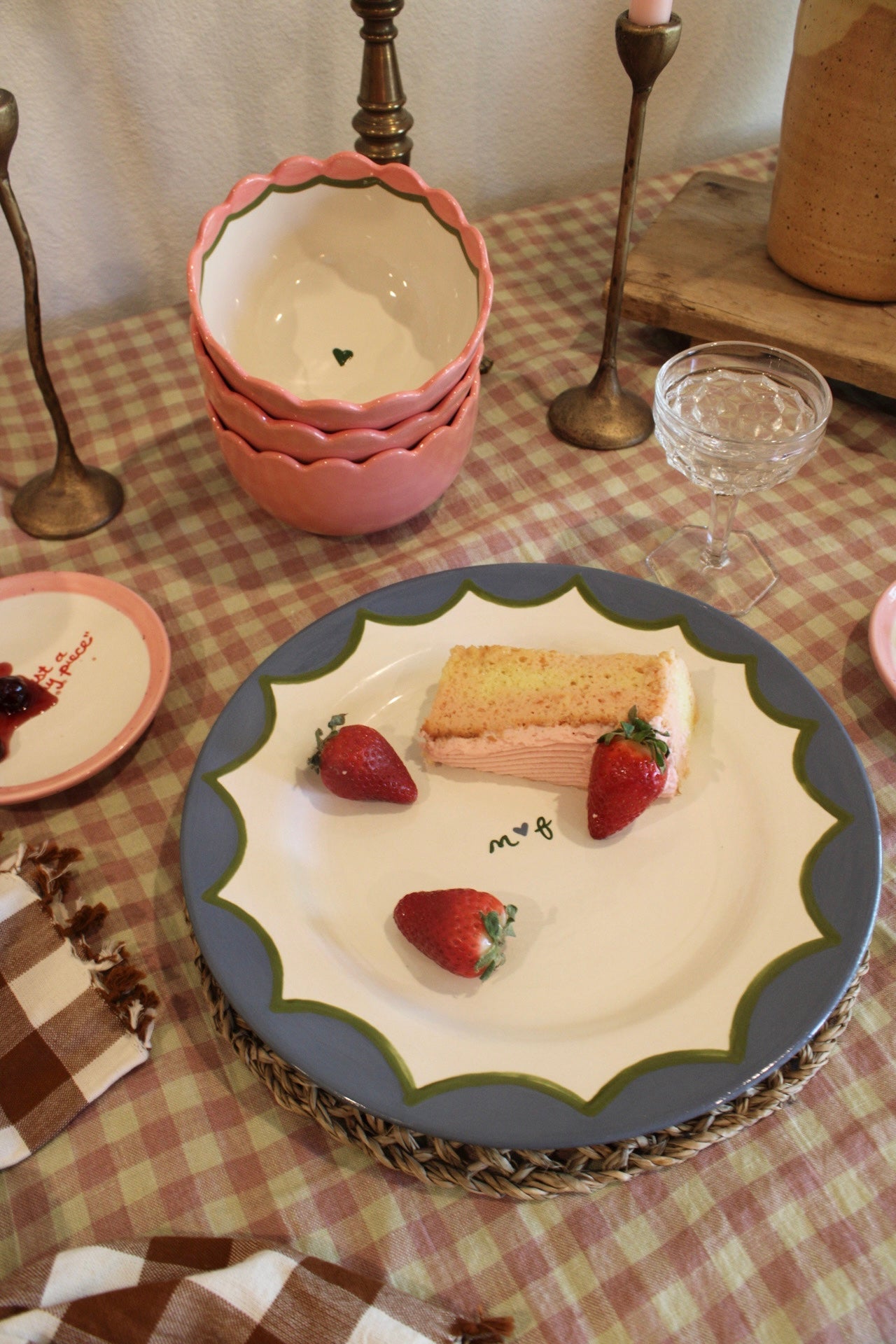 Hand-Painted Custom Dinner Plates