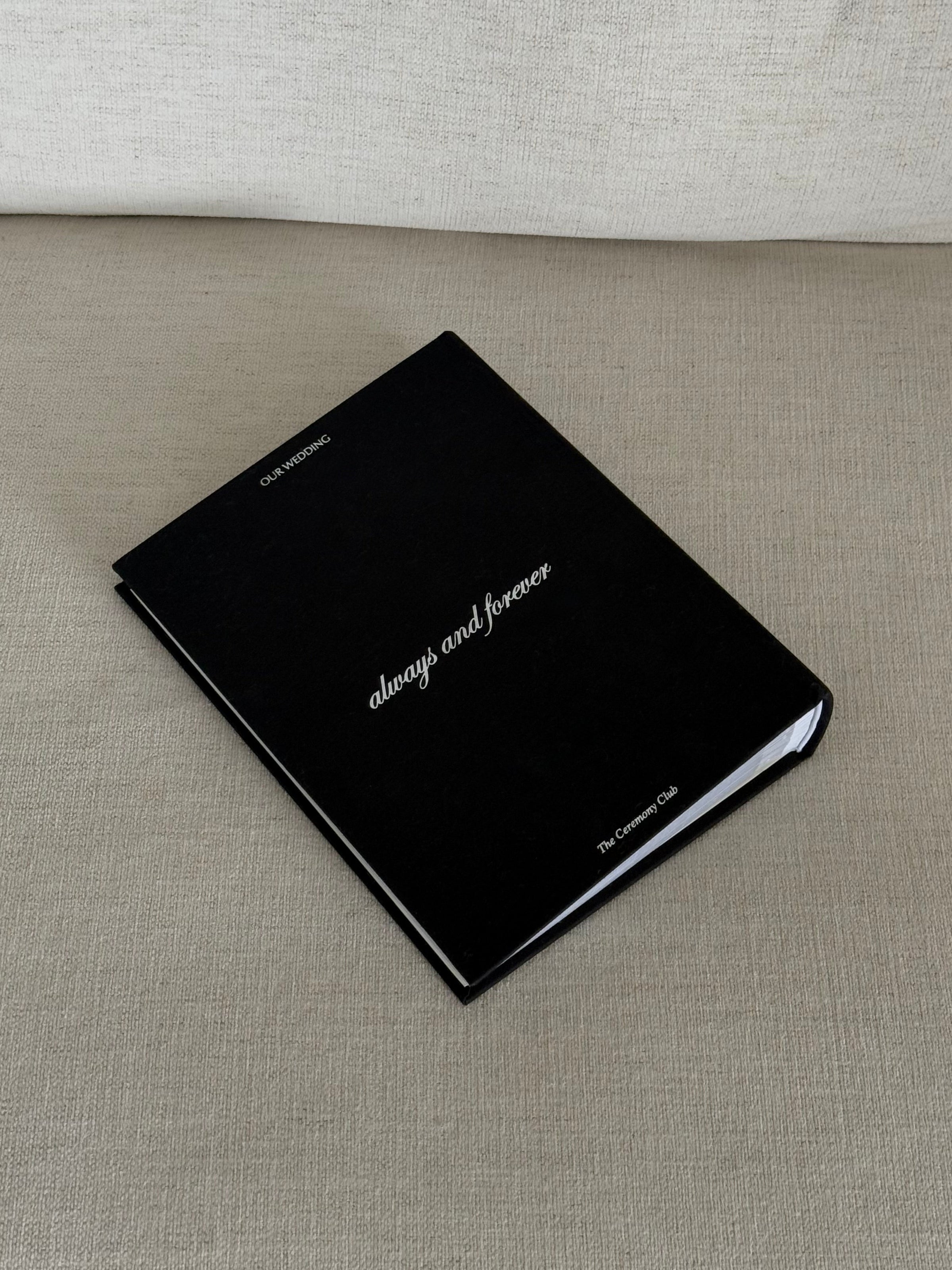 Wedding Photo Album in Black