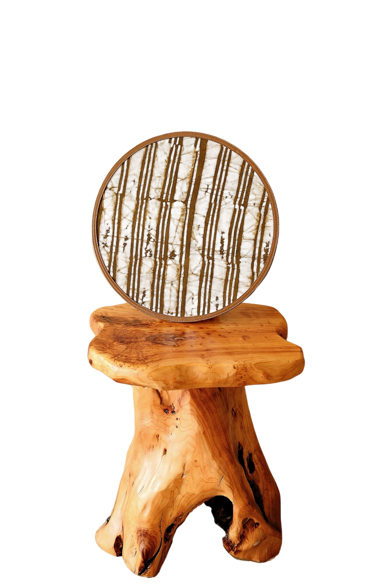 Halo Serving Tray in Tree Bark