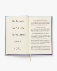 Calm x The Five Minute Journal