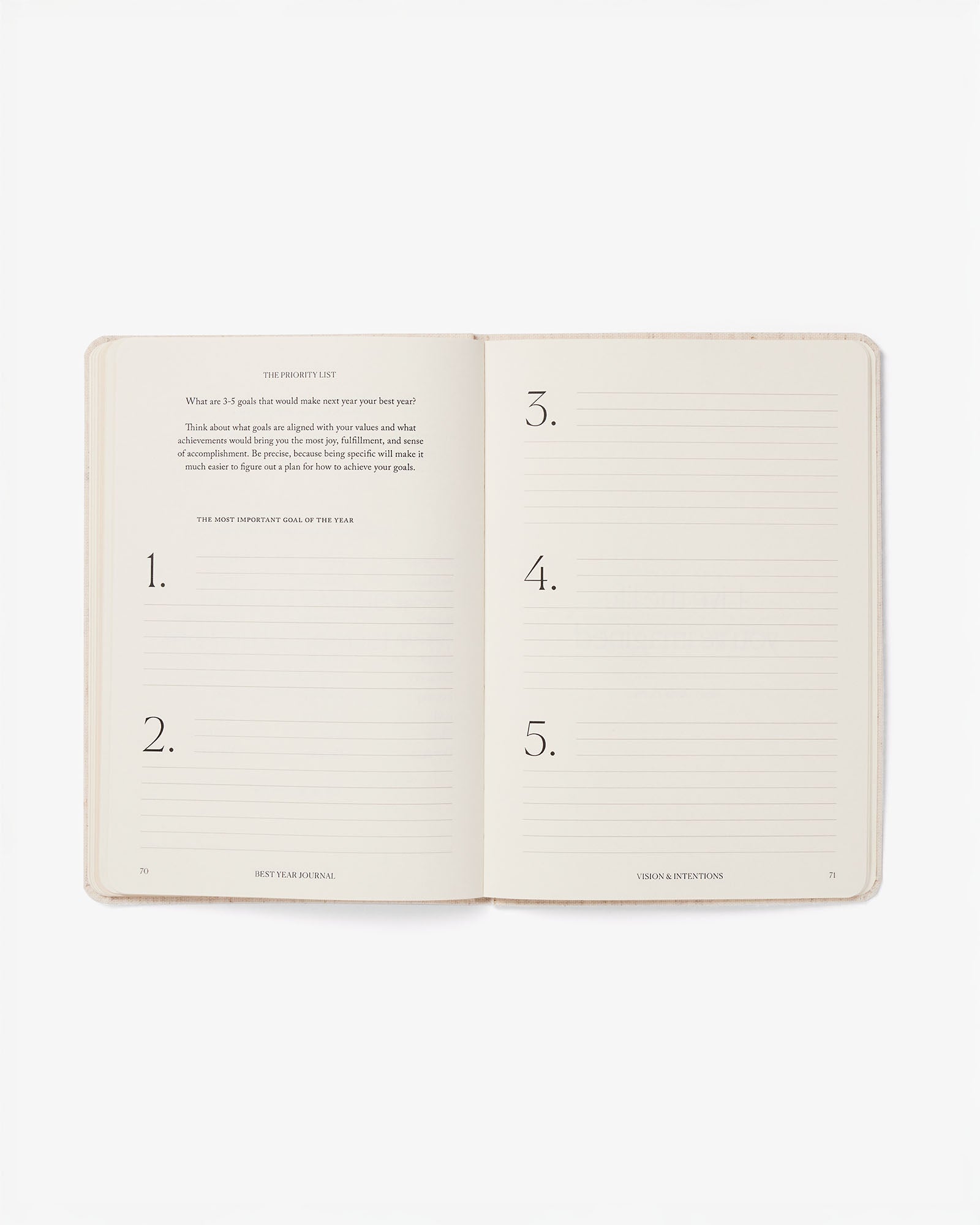 Best Year Journal Essential - Oat