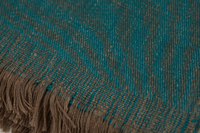 Handwoven Wool Throw 46×75 in