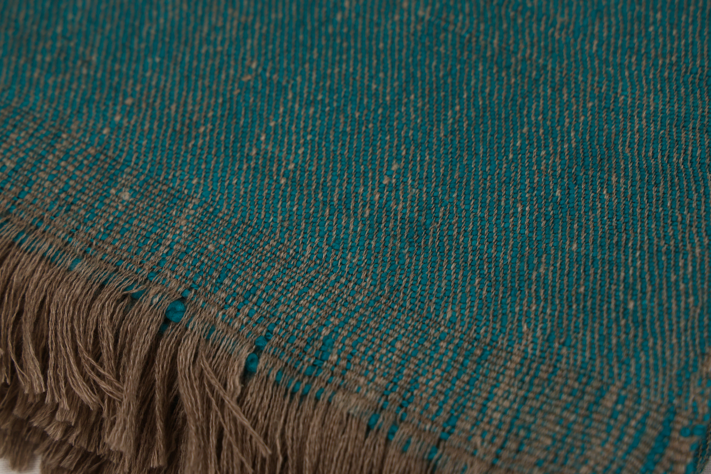 Handwoven Wool Throw 46×75 in