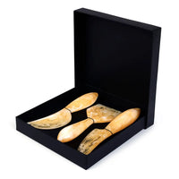 Hand-Poured Resin Cheese Knife Set - Peach