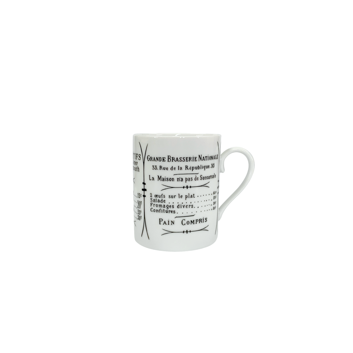 Brasserie Mugs (Set of 4)