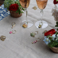 Garden Party Wine Charms