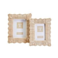 Wicker Weave Photo Frames (Set of 2)