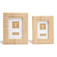 Criss Cross Weave Photo Frames (Set of 2)