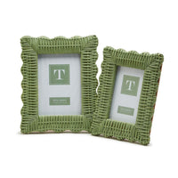 Wicker Weave Photo Frames (Set of 2)