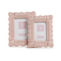 Wicker Weave Photo Frames (Set of 2)
