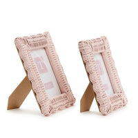 Wicker Weave Photo Frames (Set of 2)