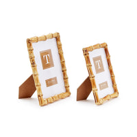 Blonde Bamboo Photo Frames (Set of 2)