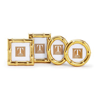 Gold Faux Bamboo Photo Frames (Set of 4)