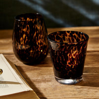 Tortoise Stemless Wine Glass (Set of 4)