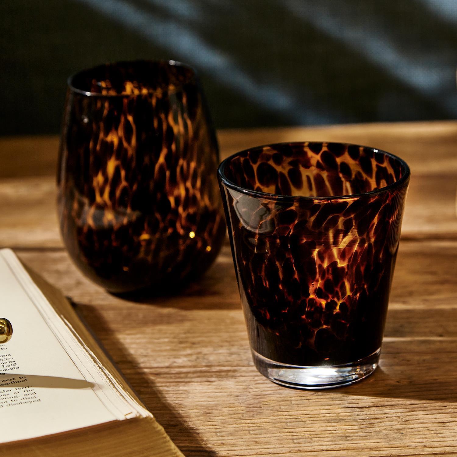 Tortoise Stemless Wine Glass (Set of 4)