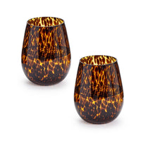 Tortoise Stemless Wine Glass (Set of 4)