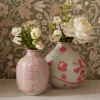 Pink Chinoiserie Vases (Set of 5)