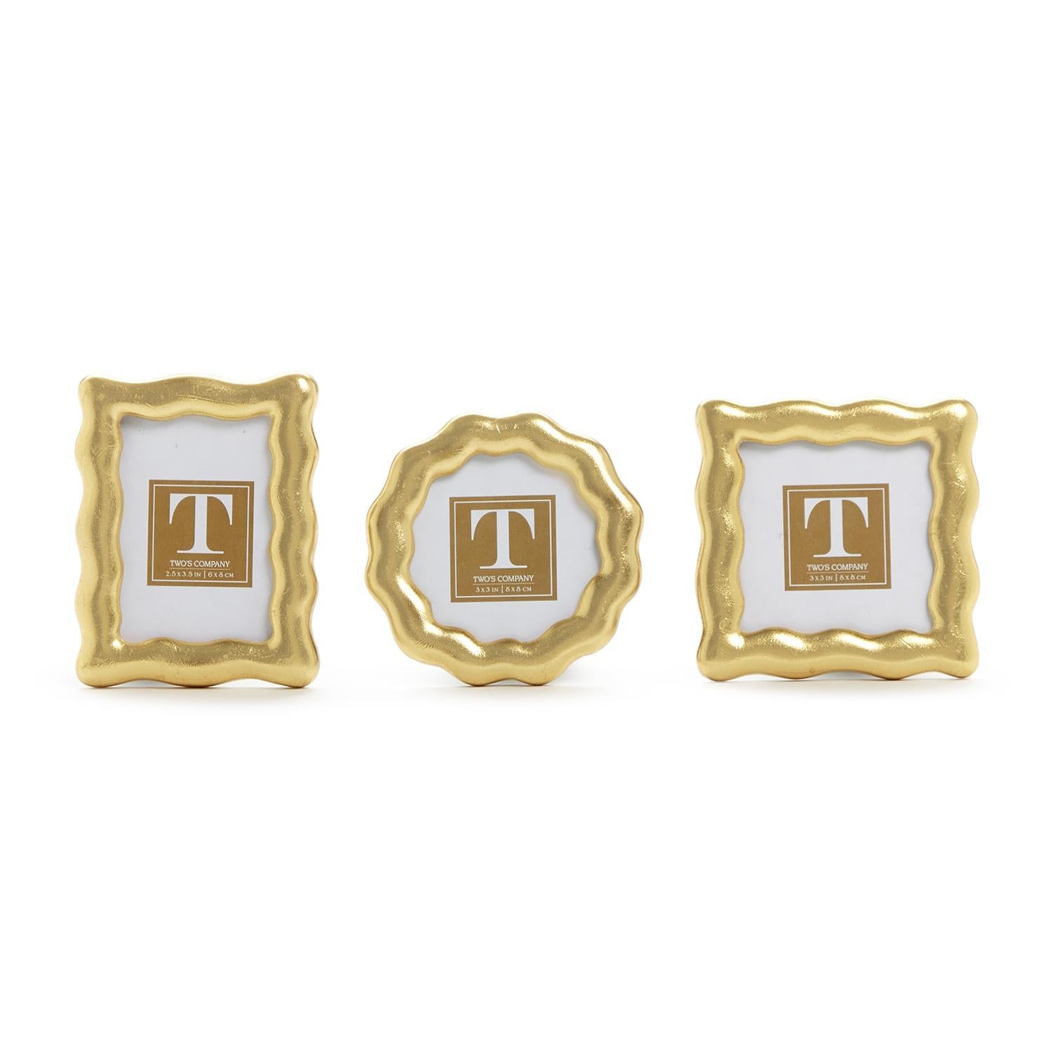 Vintage Ore Photo Frames (Set of 3)